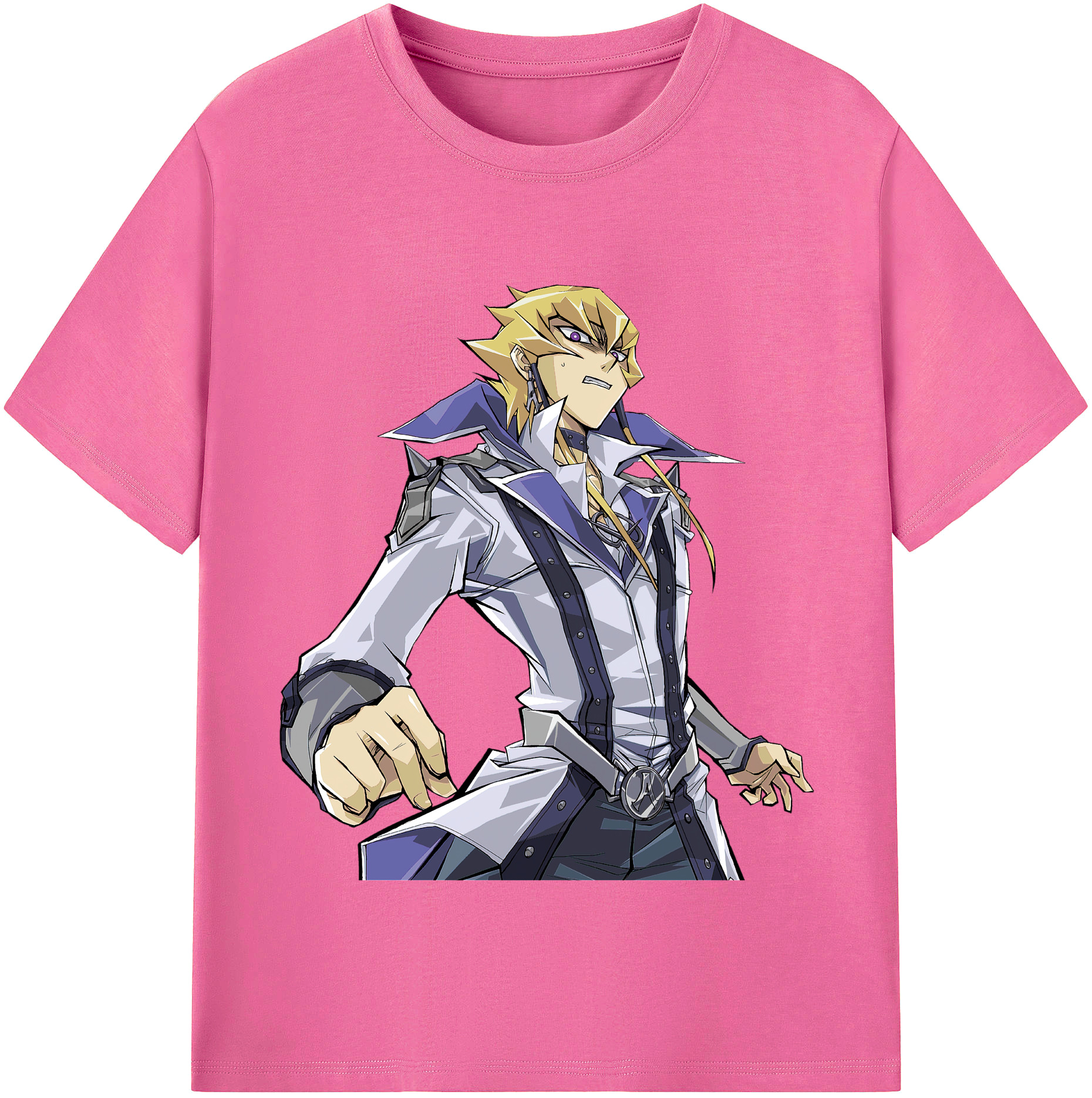 （画像用） 遊☆戯☆王 Yu-Gi-Oh! レディースカジュアルプリントTシャツ（綿100％）